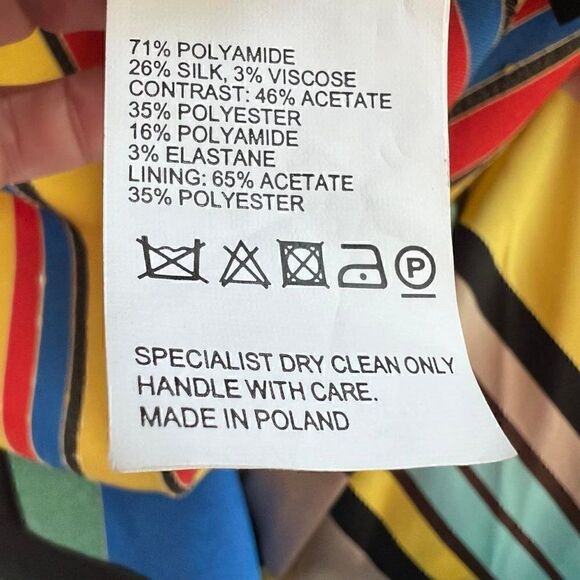 Peter Pilotto Hendrix Peplum Midi Dress Size 4 - Picture 10 of 10